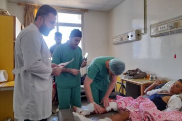 Participation of the medical staff in providing health care to those injured in the targeting of the Military College